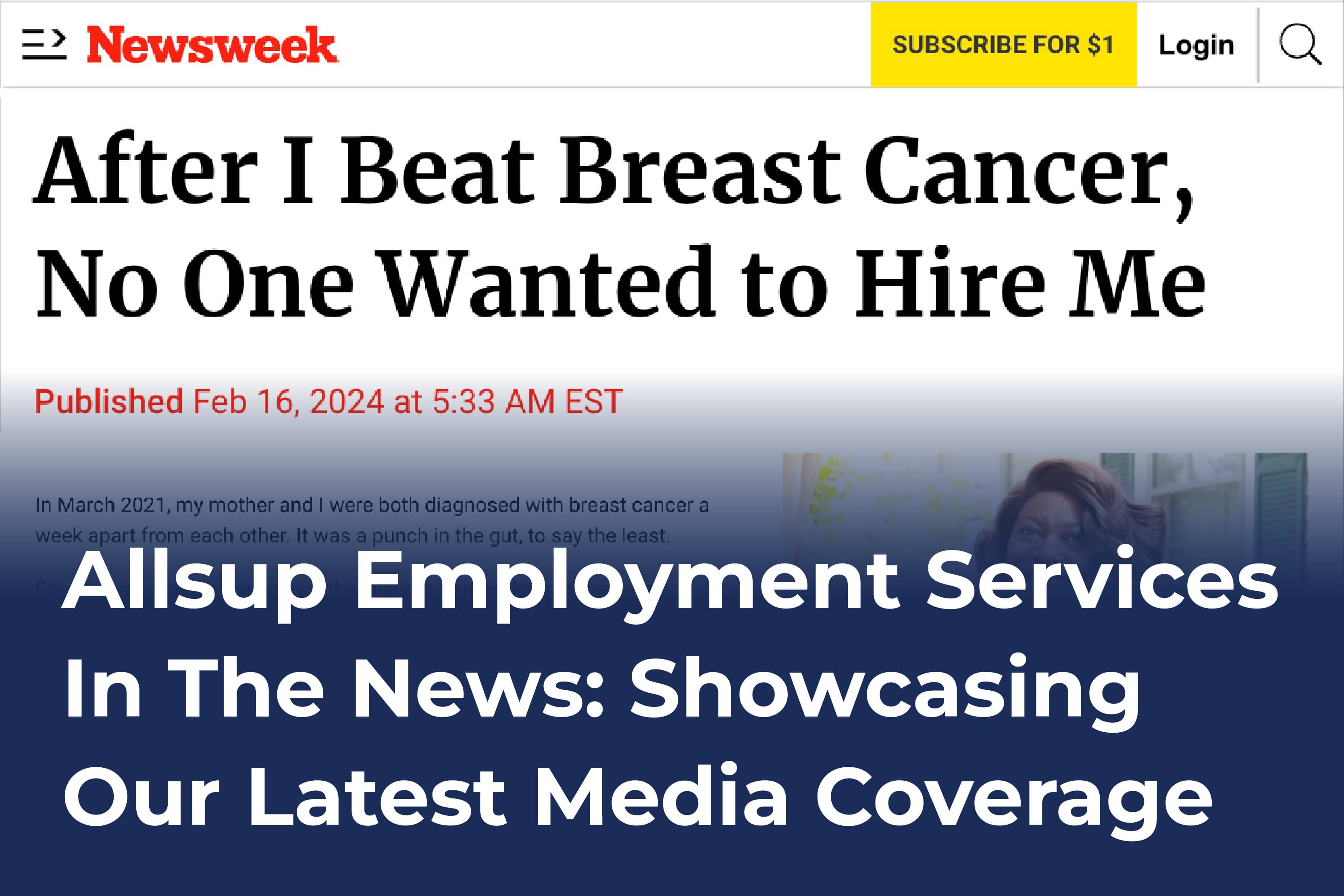 Allsup Employment Services in the News: Showcasing Our Latest Media Coverage